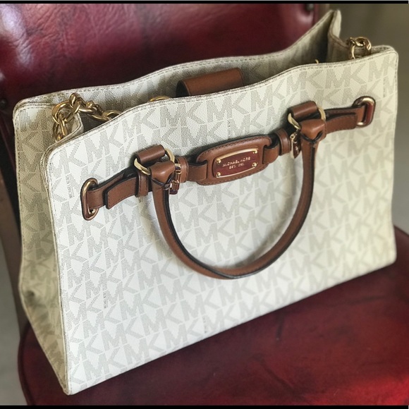 MK Hamilton large signature MK east west tote - Picture 2 of 7